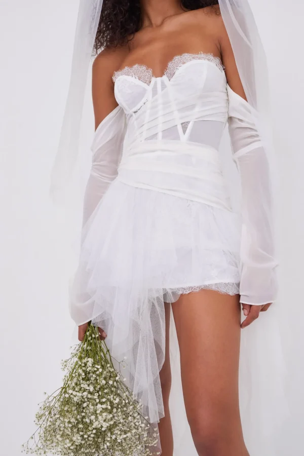 Store For Love & Lemons Eve Bridal Gown White