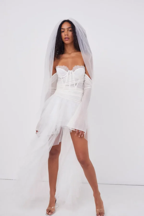 Store For Love & Lemons Eve Bridal Gown White