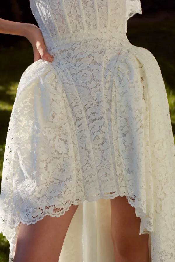 Flash Sale For Love & Lemons Everly Bridal Gown White