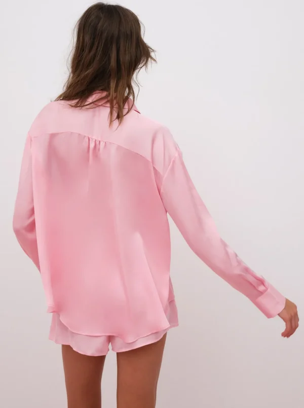 New For Love & Lemons Everyday Pj Top Pink