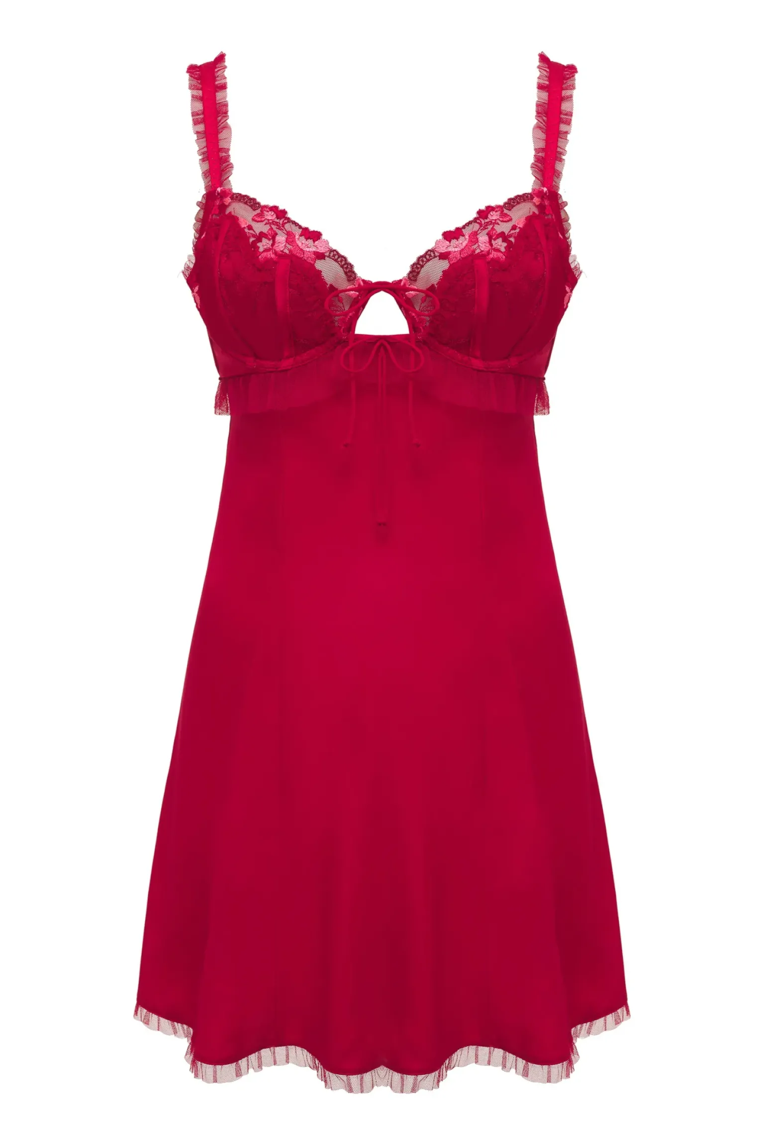evie_slip_dress_7.webp Online For Love & Lemons Evie Slip Dress Red