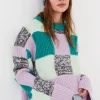 Cheap For Love & Lemons Finley Sweater Green