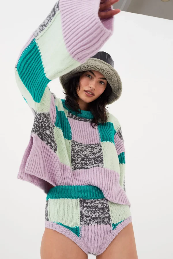 Cheap For Love & Lemons Finley Sweater Green