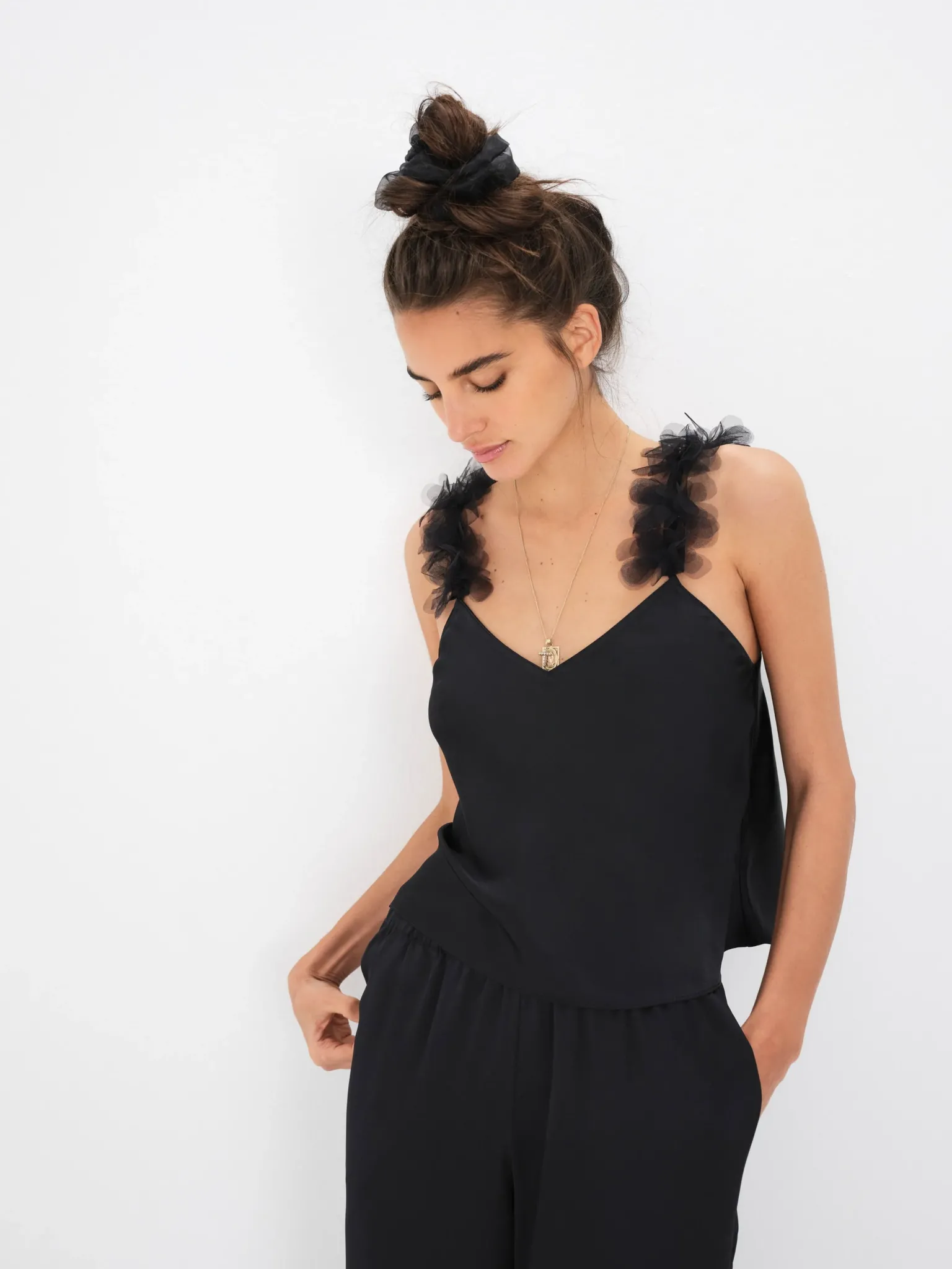 floral_trim_pj_set_2-1.webp Fashion For Love & Lemons Floral Trim Pj Set Black