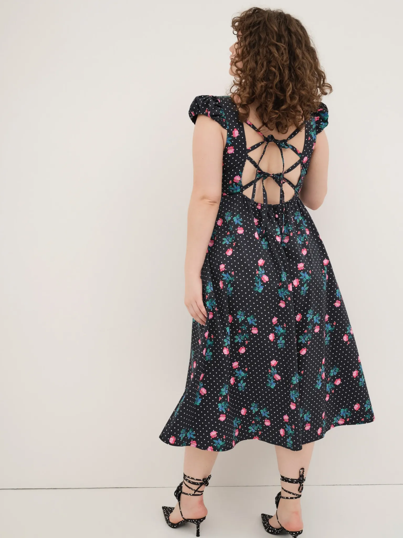 florentina_midi_dress_5.webp Flash Sale For Love & Lemons Florentina Midi Dress Black
