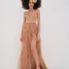 Cheap For Love & Lemons X Revolve Bustier Gown Neutral