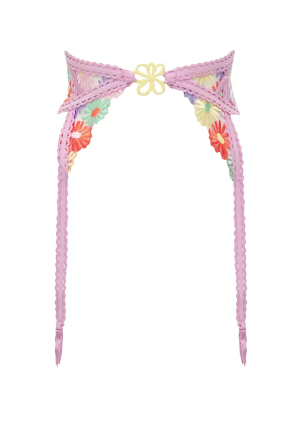 Sale For Love & Lemons Gia Garter Belt Purple