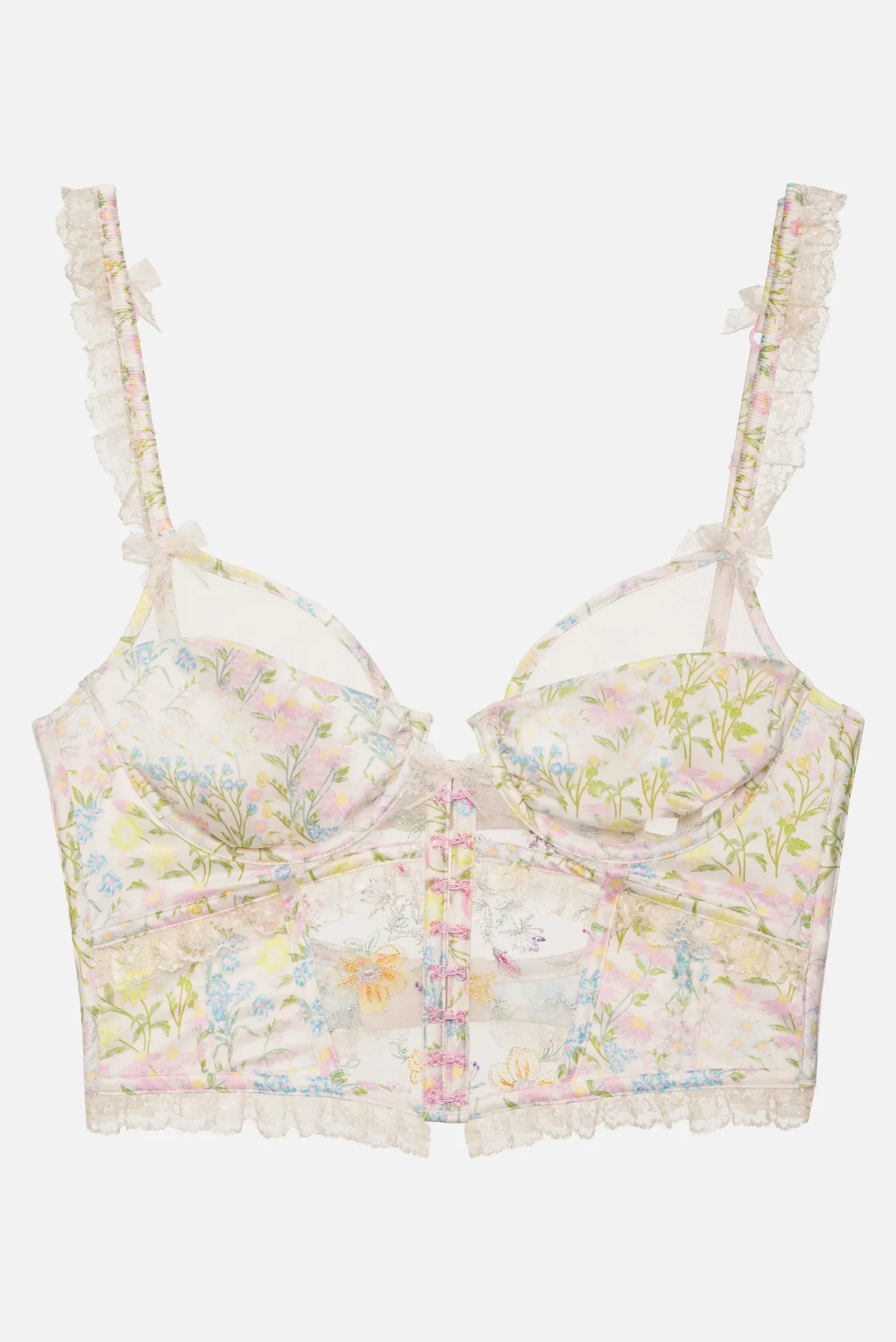 glitter_garden_bustier_7.webp Flash Sale For Love & Lemons Glitter Garden Bustier Multi