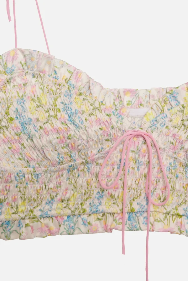 Cheap For Love & Lemons Glitter Garden Top Multi
