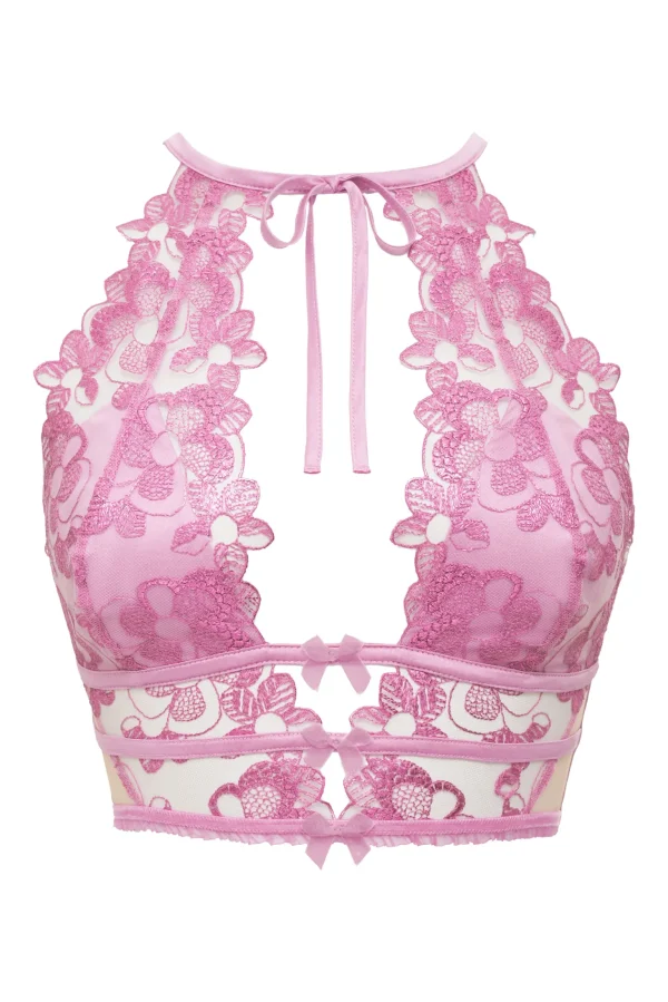 Cheap For Love & Lemons Grace Bralette Pink
