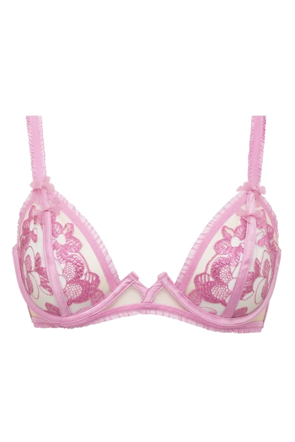 Fashion For Love & Lemons Grace Underwire Bra Pink