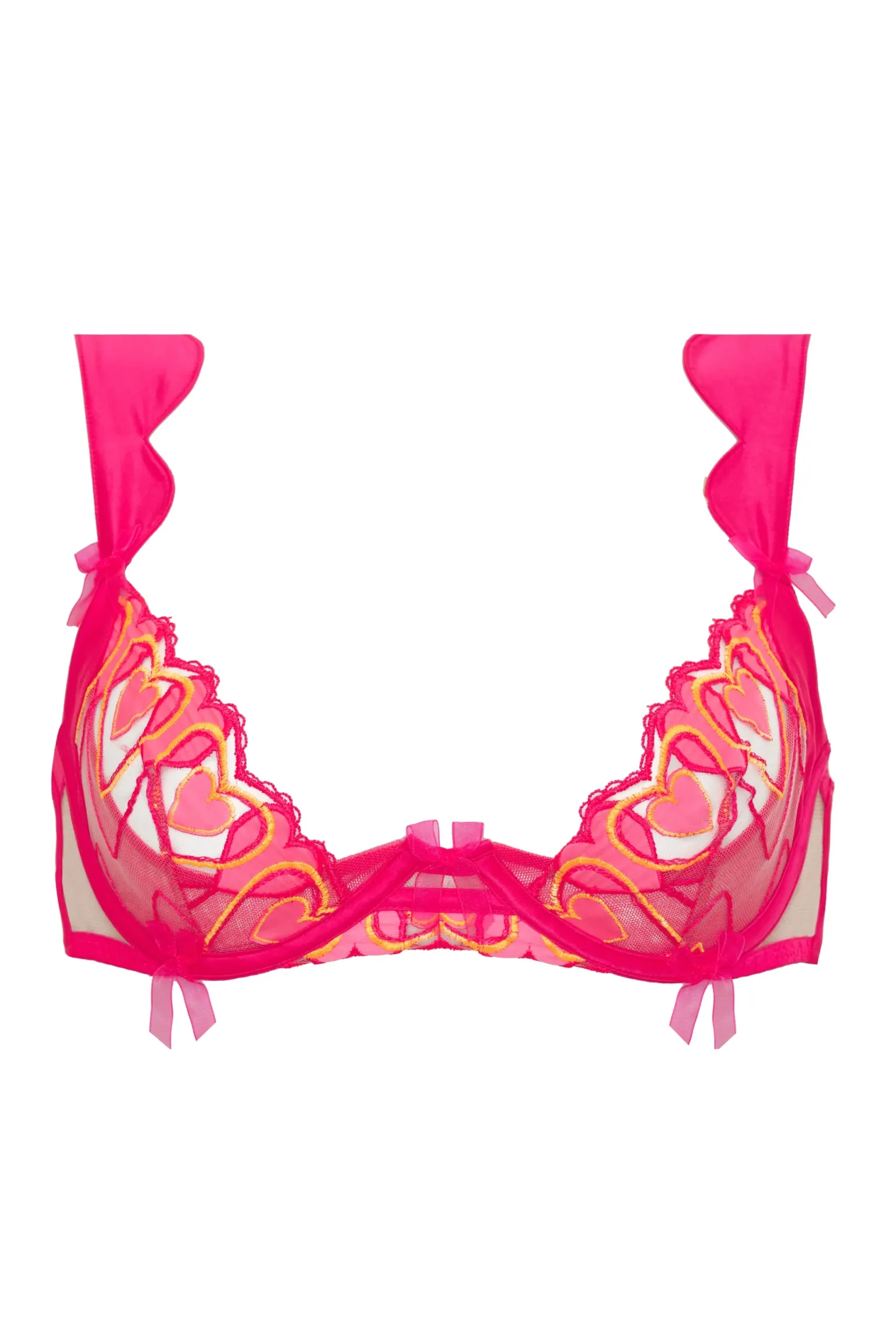 graphic_hearts_bra_5.webp Fashion For Love & Lemons Graphic Hearts Bra Pink
