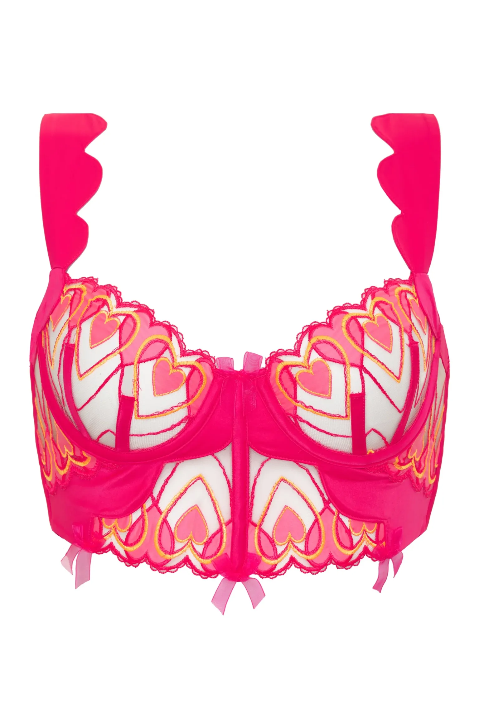 graphic_hearts_bustier_4.webp Cheap For Love & Lemons Graphic Hearts Bustier Pink