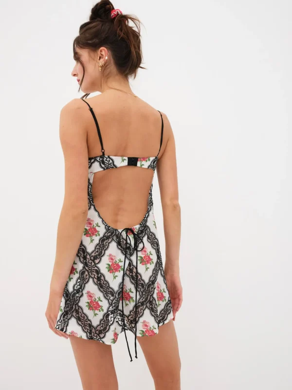 Clearance For Love & Lemons Greta Mini Dress Black