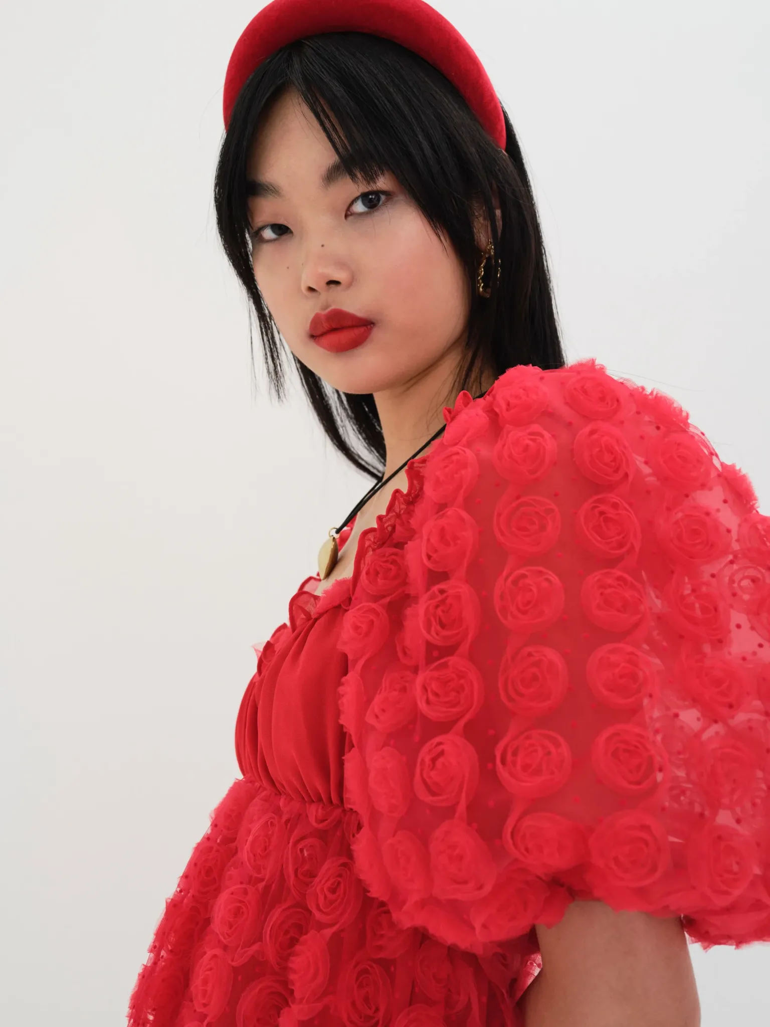 hannah_mini_dress_1.webp Best Sale For Love & Lemons Hannah Mini Dress Red