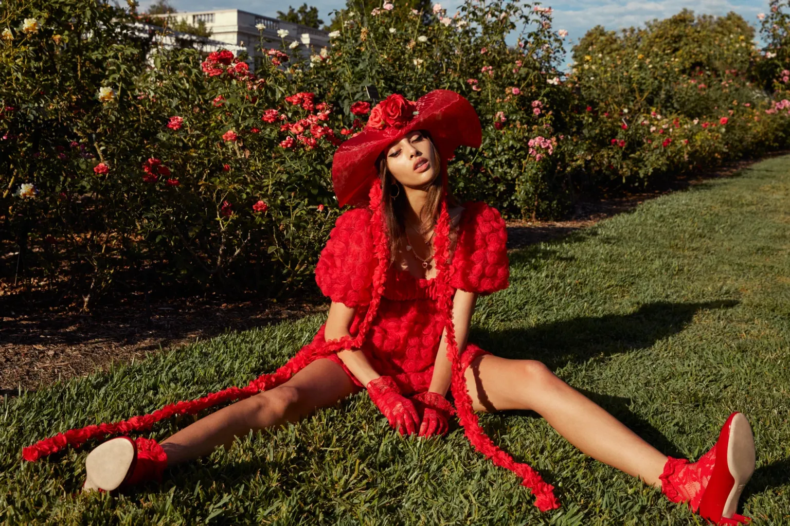 hannah_mini_dress_6.webp Best Sale For Love & Lemons Hannah Mini Dress Red