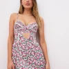 Best For Love & Lemons Heart Bloom Slip Dress Pink