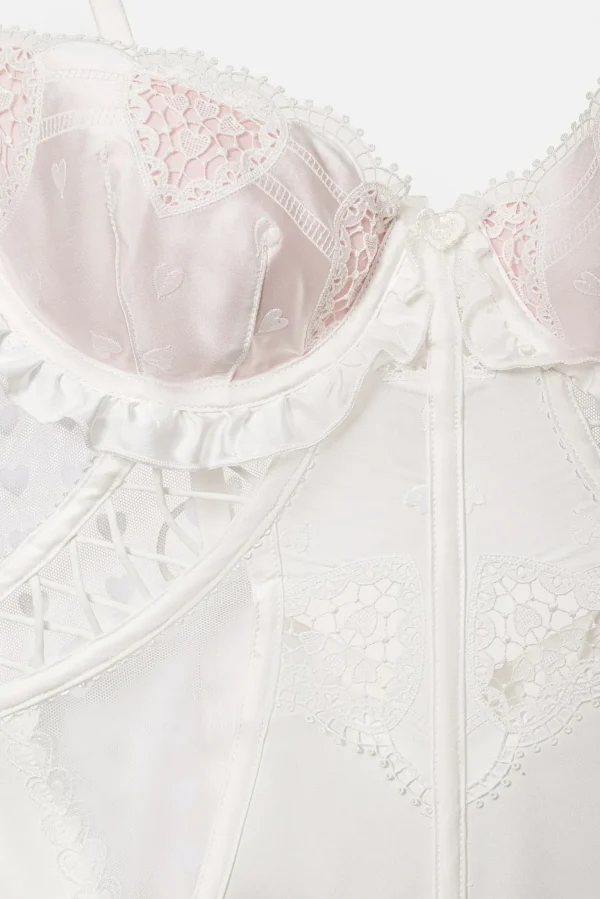 Flash Sale For Love & Lemons Heart Window Slip White