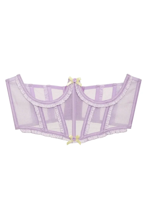 Sale For Love & Lemons Heart Wreath Corset Purple