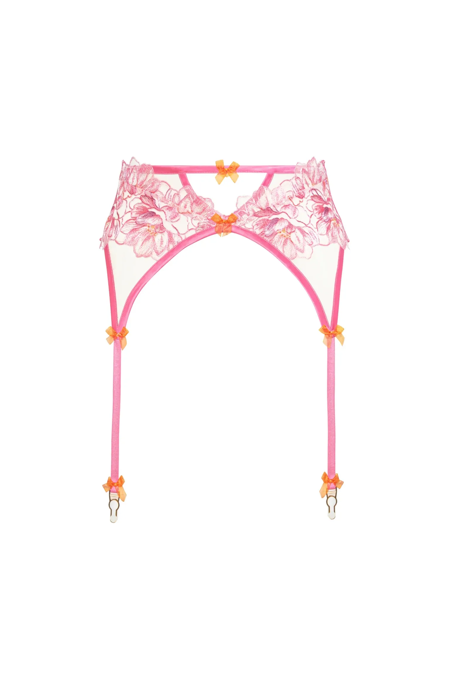 hibiscus_embroidery_garte_4.webp Cheap For Love & Lemons Hibiscus Embroidery Garter Belt Pink