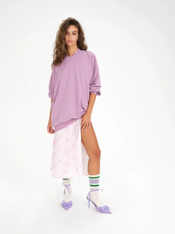 Hot For Love & Lemons Hooded Sweatshirt Purple