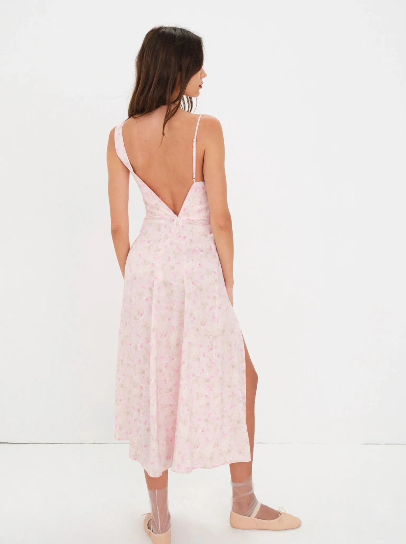ilana_midi_dress_3.webp Online For Love & Lemons Ilana Midi Dress Pink