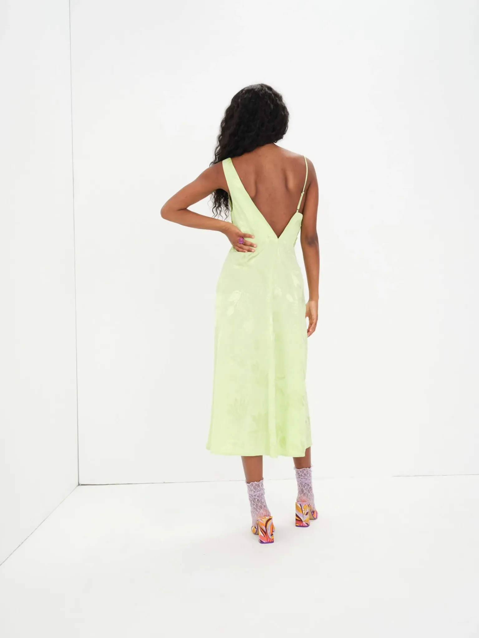 ilana_midi_dress_4.webp New For Love & Lemons Ilana Midi Dress Green