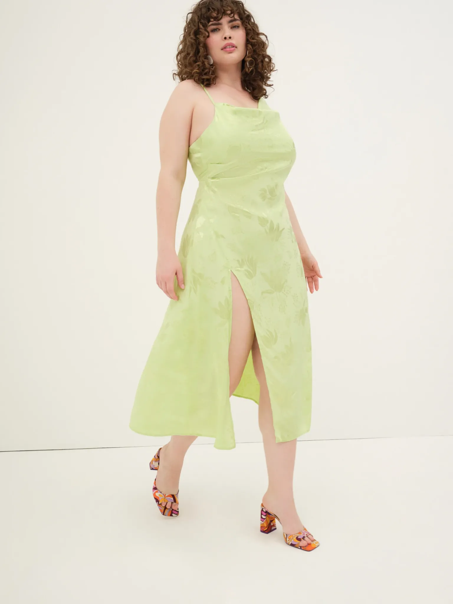 ilana_midi_dress_7.webp New For Love & Lemons Ilana Midi Dress Green