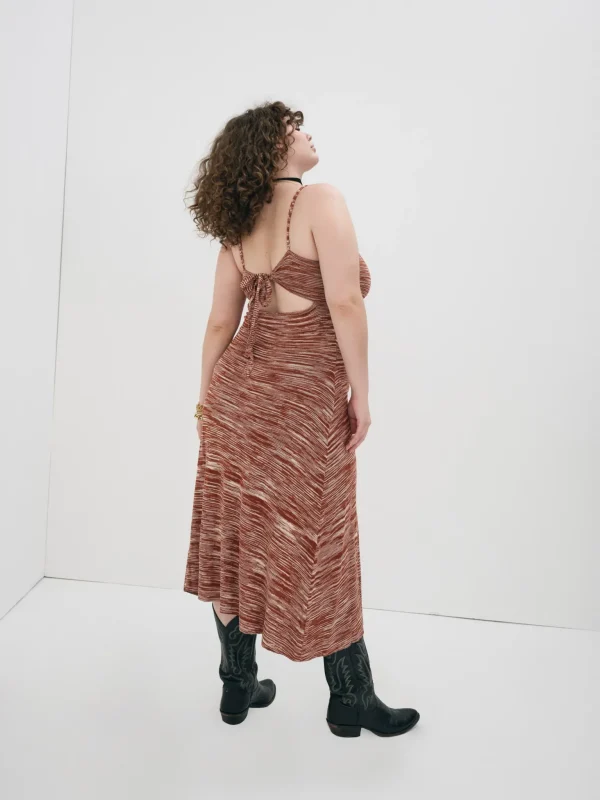 Best Sale For Love & Lemons Isabela Midi Dress Neutral