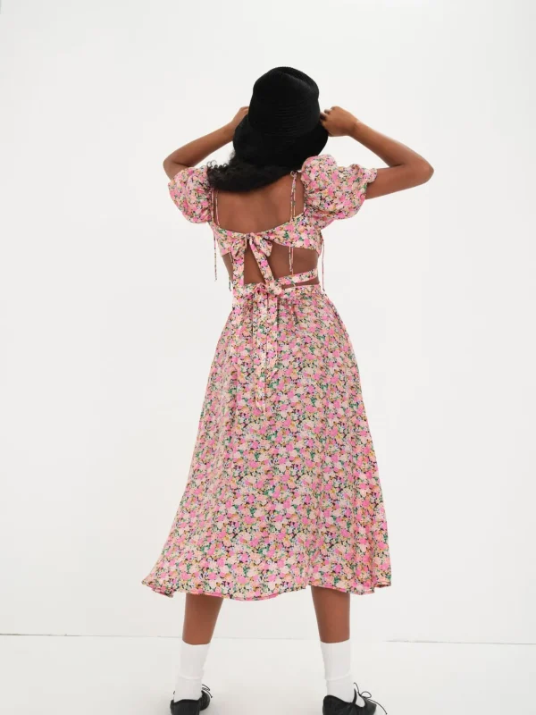Best For Love & Lemons Isadora Midi Dress Multi