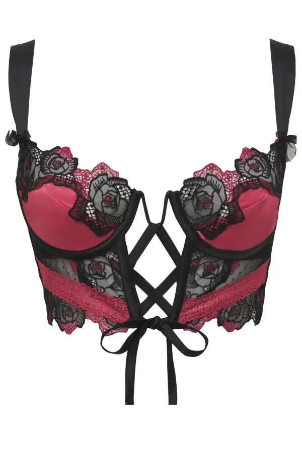 Shop For Love & Lemons Ivy Bustier Black