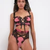 Outlet For Love & Lemons Ivy High-Waist Cheeky Panty Black