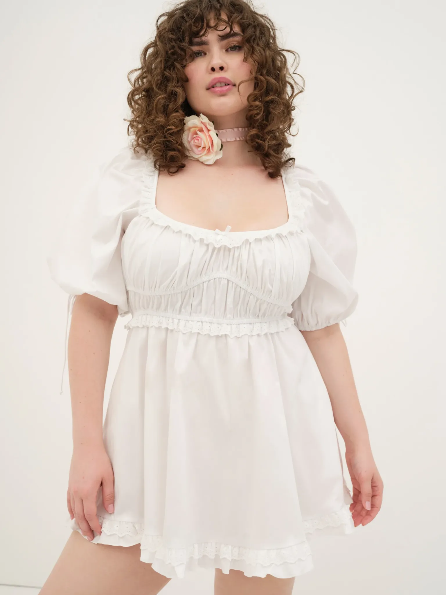 jackson_mini_dress_5.webp Online For Love & Lemons Jackson Mini Dress White