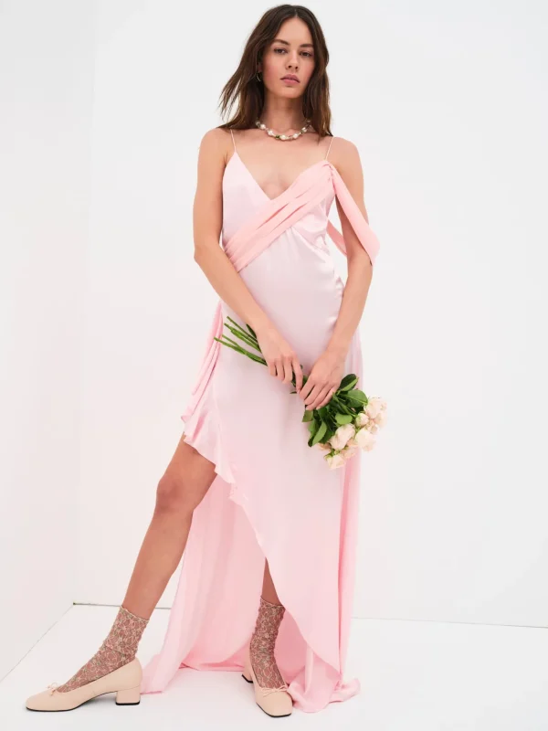 Cheap For Love & Lemons James Maxi Dress Pink