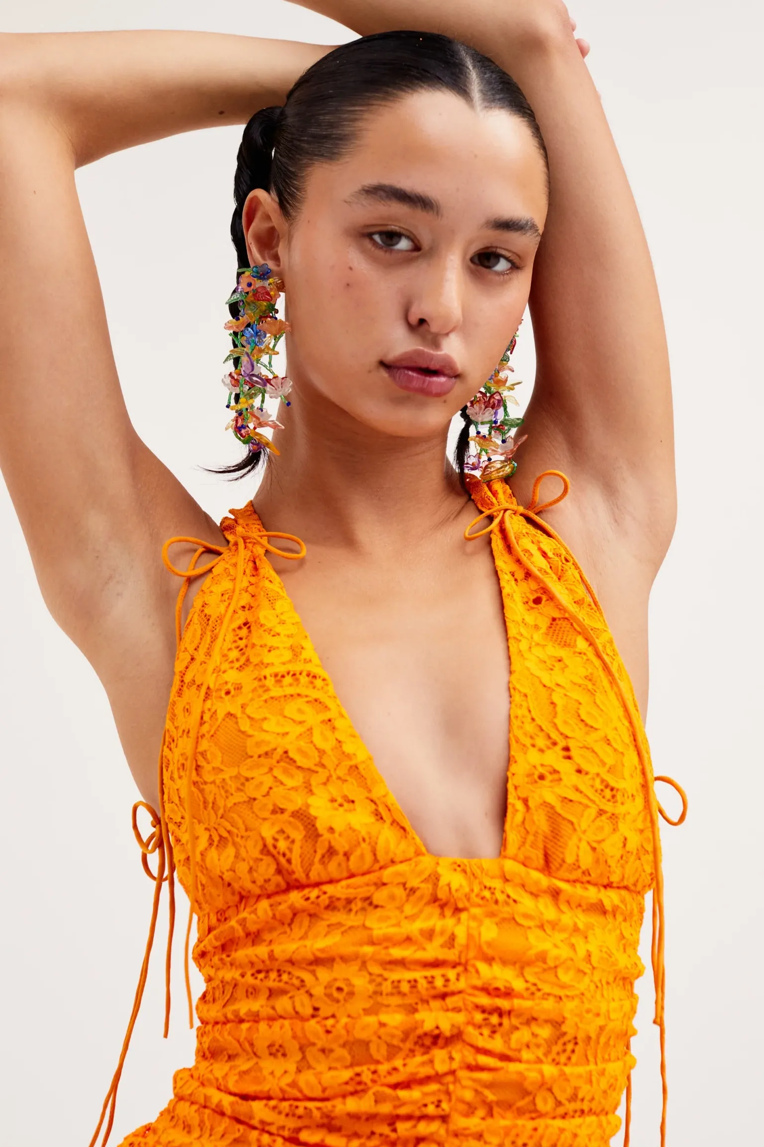 jamie_mini_dress_2.webp Store For Love & Lemons Jamie Mini Dress Orange