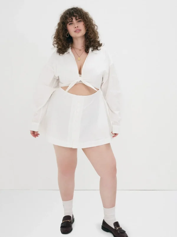 Flash Sale For Love & Lemons Jocelyn Mini Dress White