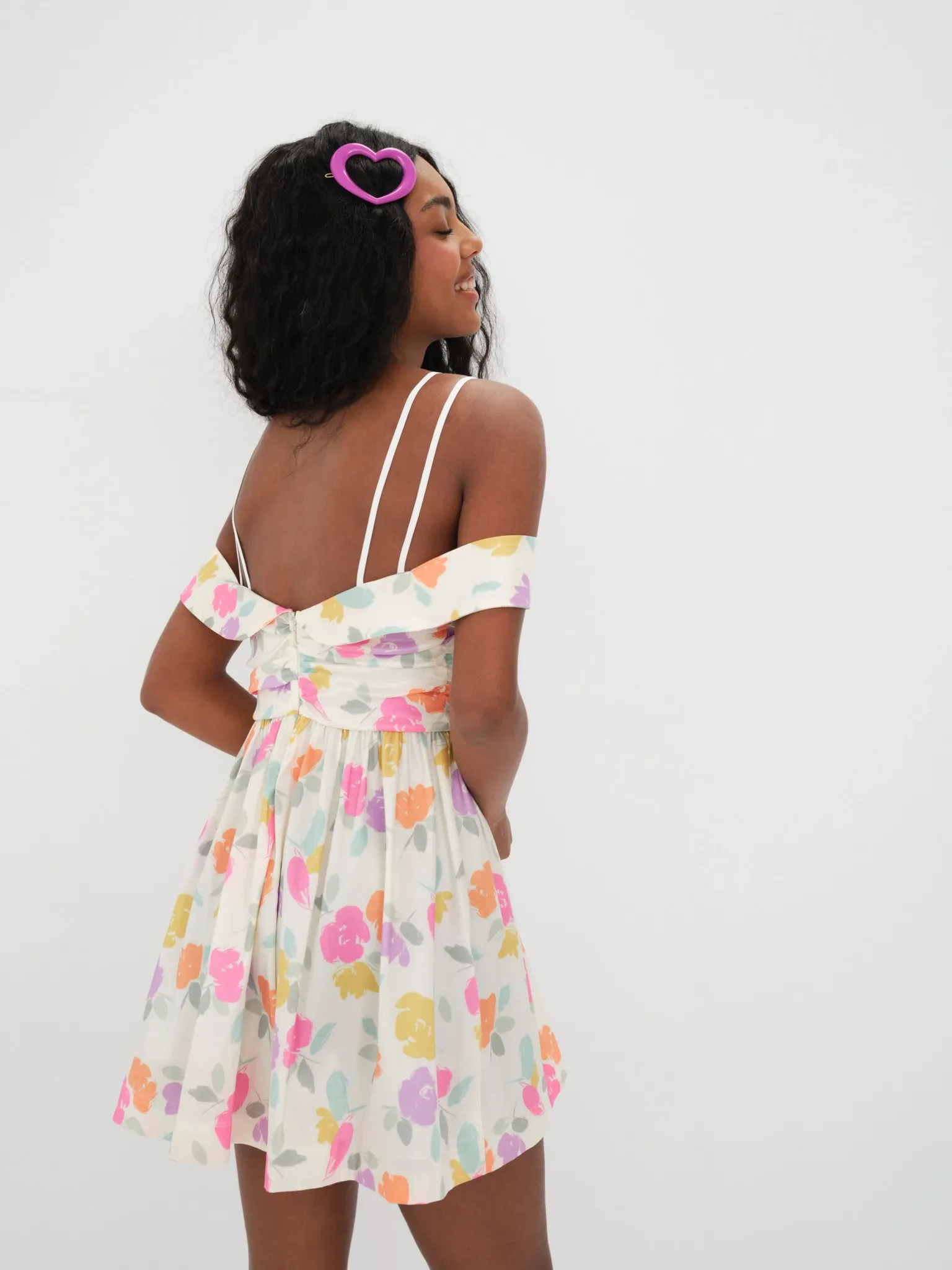 johannes_mini_dress_1.webp Shop For Love & Lemons Johannes Mini Dress Multi