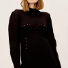 Best Sale For Love & Lemons Jules Sweater Dress Black