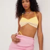 Flash Sale For Love & Lemons Keisha Bra Top Yellow