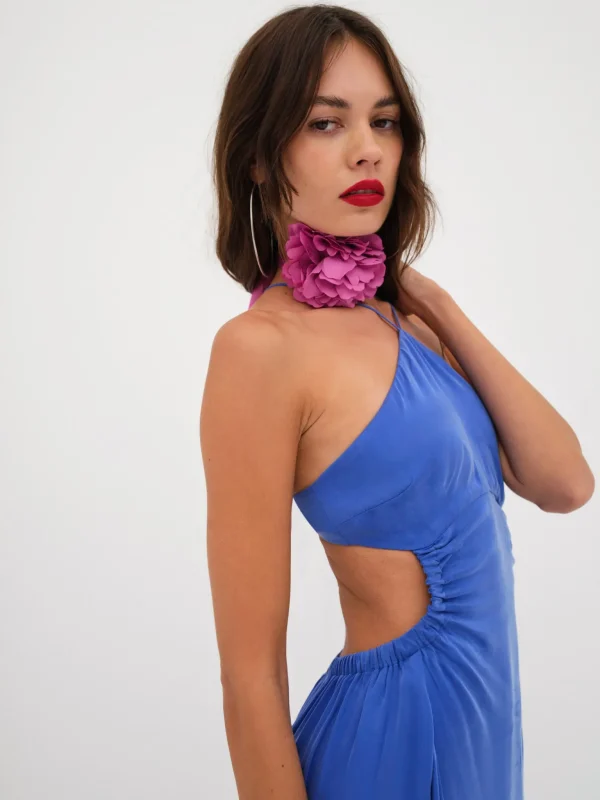 Outlet For Love & Lemons Kyra Maxi Dress Blue