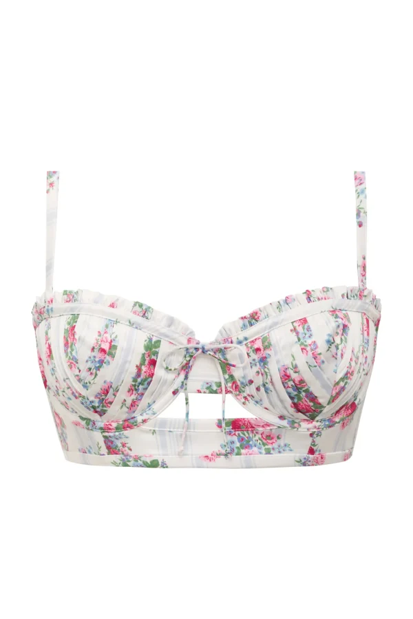 Cheap For Love & Lemons Lailah Underwire Bra Ivory