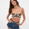 Shop For Love & Lemons Lana Bustier Top Black