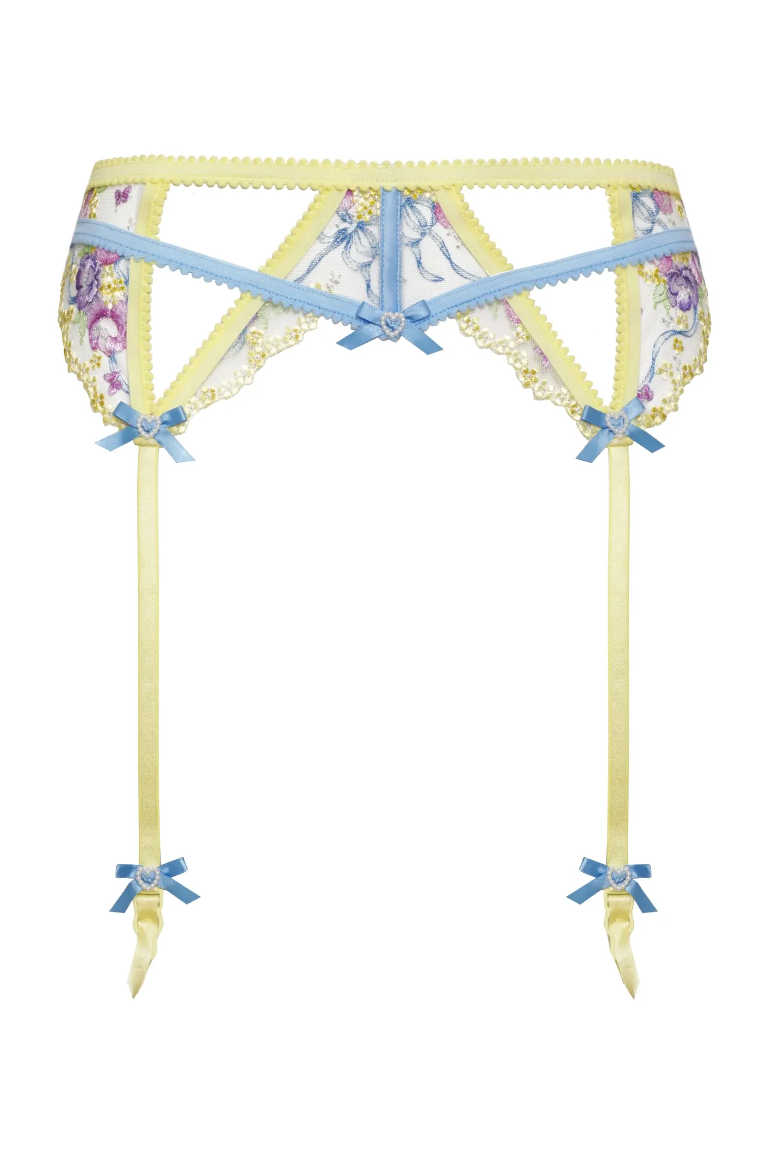 lavender_meadows_embroide_4-1.webp Store For Love & Lemons Lavender Meadows Embroidery Garter Yellow