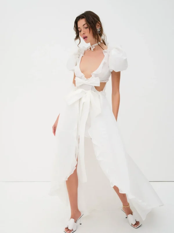 Hot For Love & Lemons Leia Bridal Gown White