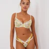 Outlet For Love & Lemons Lemon Daisy Underwire Bra Yellow