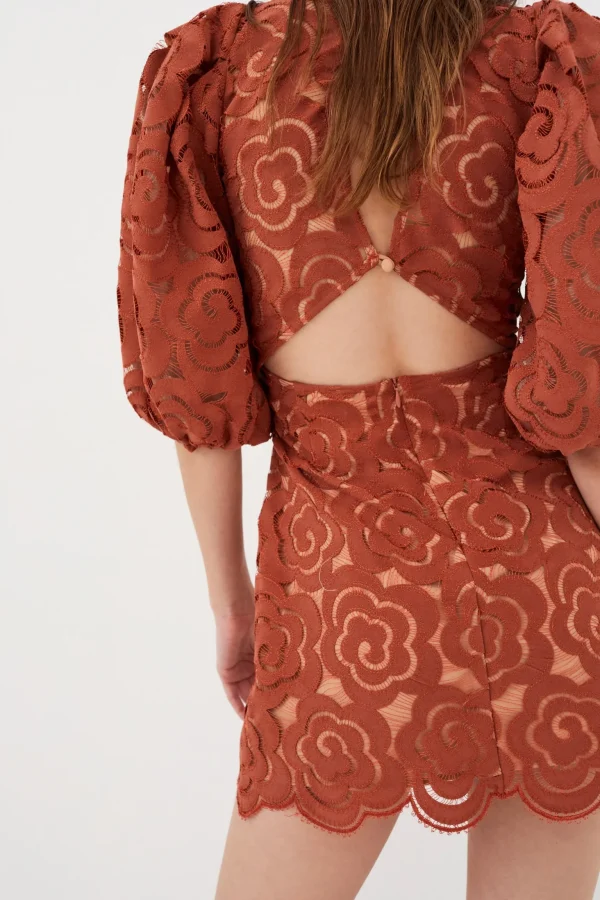Cheap For Love & Lemons Letitia Mini Dress Red