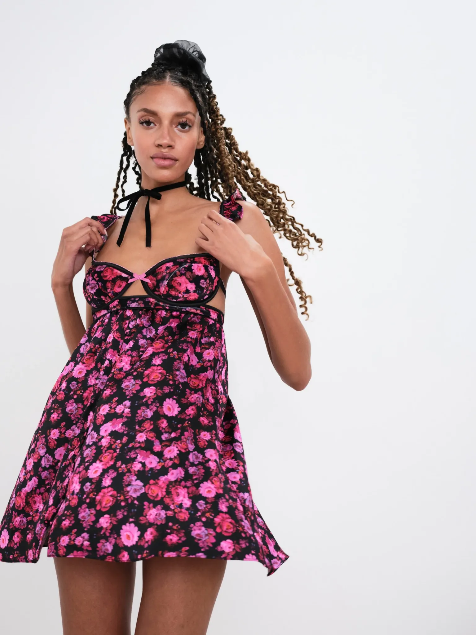 lola_babydoll_1.webp New For Love & Lemons Lola Babydoll Black