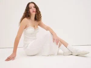 Cheap For Love & Lemons Lola Midi Dress White