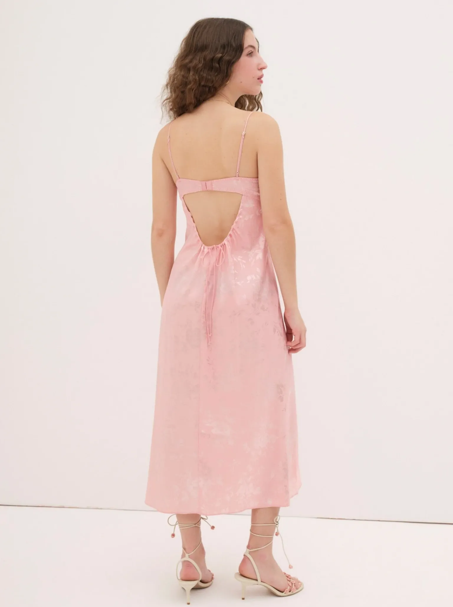 lola_midi_dress_3.webp Online For Love & Lemons Lola Midi Dress Pink