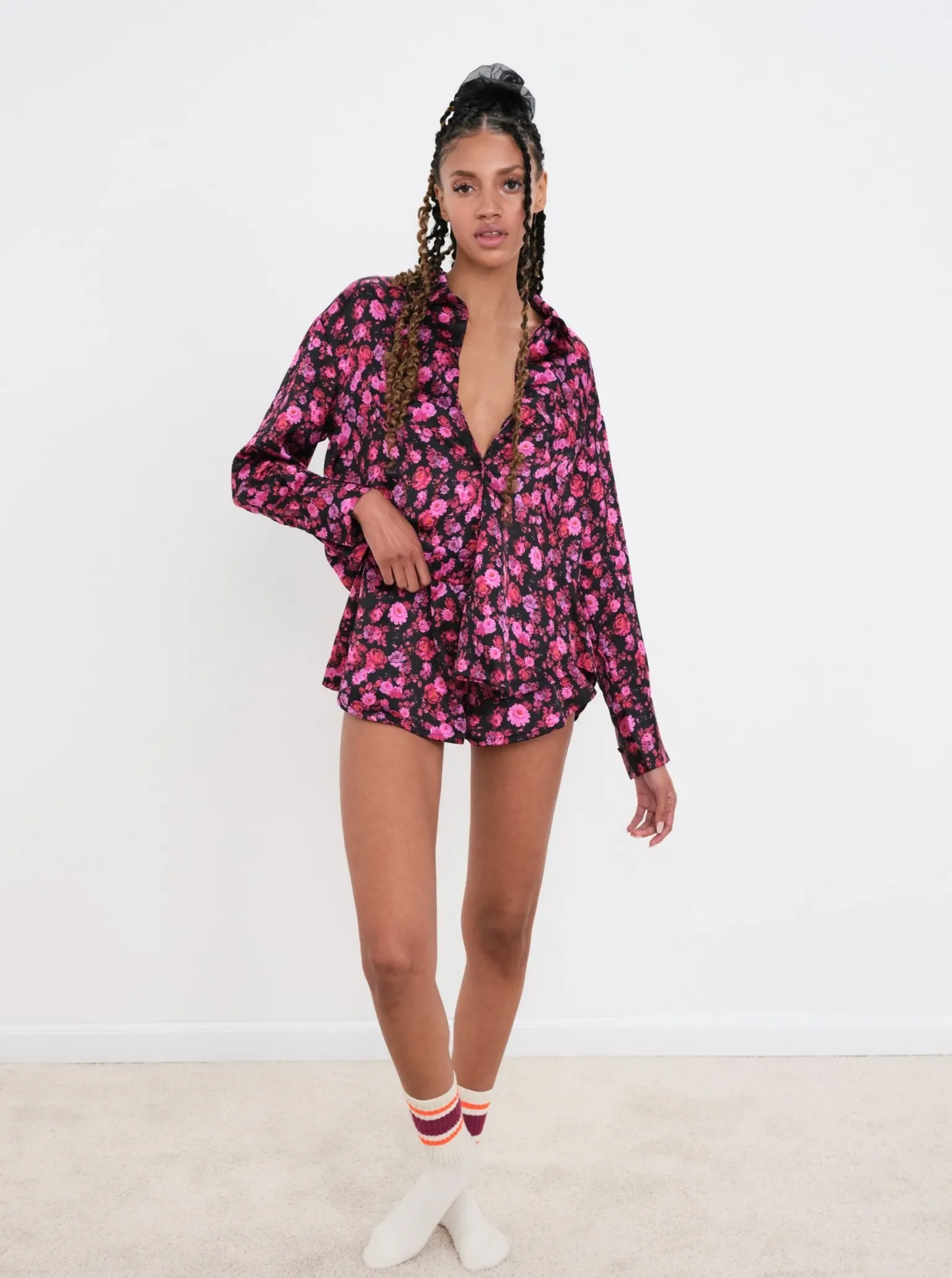 lola_pj_short_1.webp Cheap For Love & Lemons Lola Pj Short Black